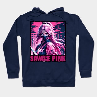 savage pink Hoodie